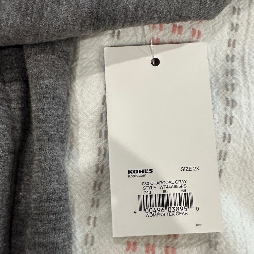 Tek Gear Charcoal Hooded Dress - Picture 3 of 4